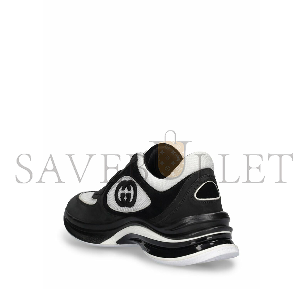 GUCCI RUN LEATHER SNEAKERS